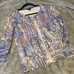 Talbots three-quarter sleeve lightweight cardigan